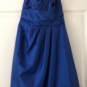 David’s bridal blue dress size 6